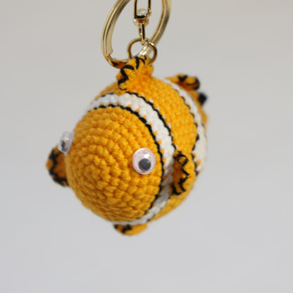 Crochet Fish Bag Charm - image 4