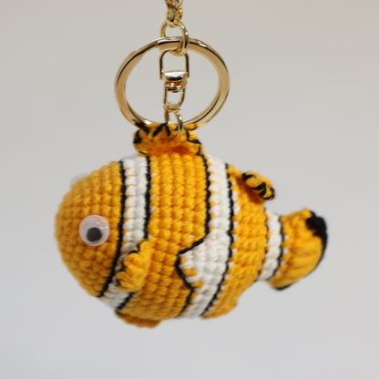 Crochet Fish Bag Charm - image 5