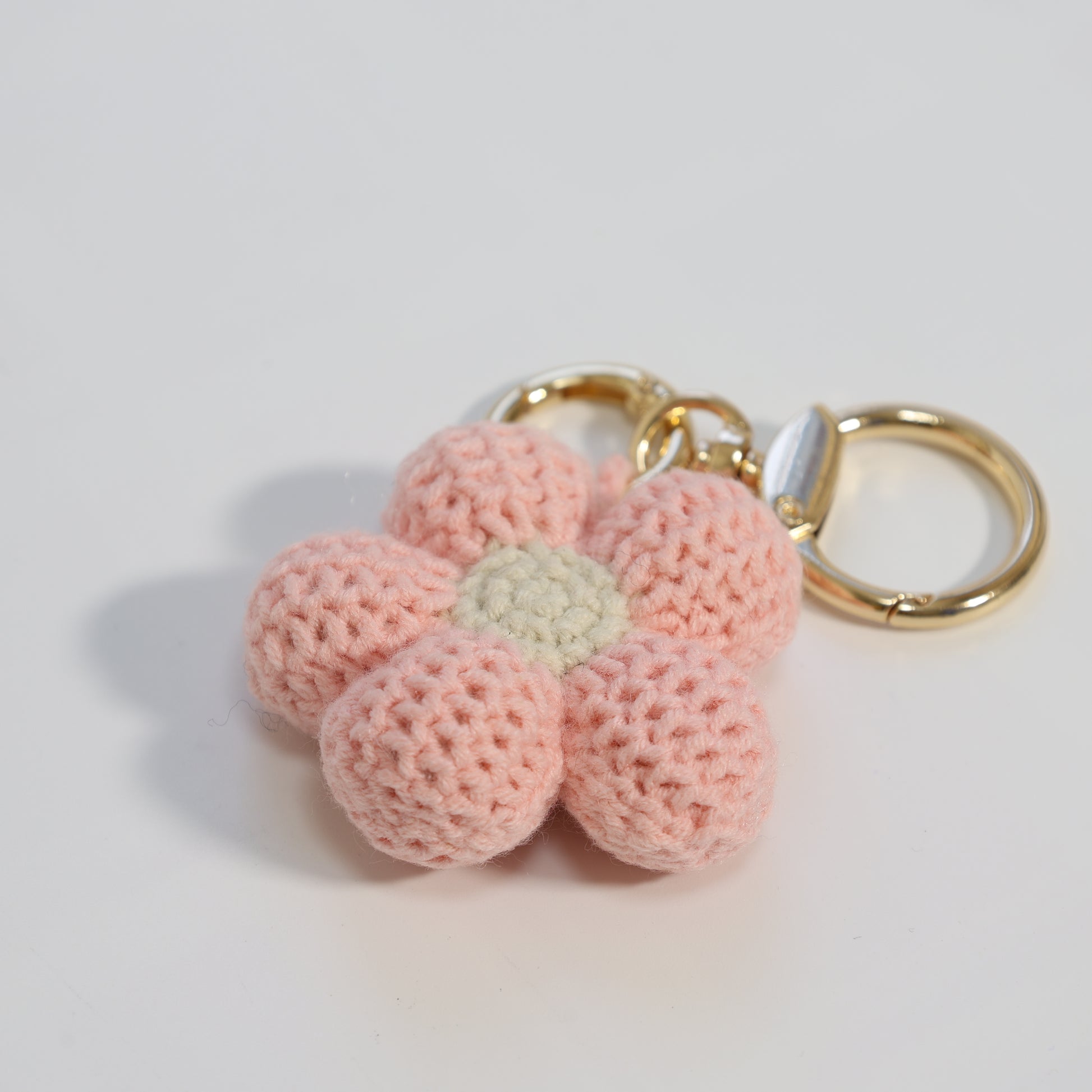 Crochet Flower Bag Charm - image 2