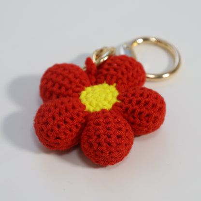 Crochet Flower Bag Charm - image 4