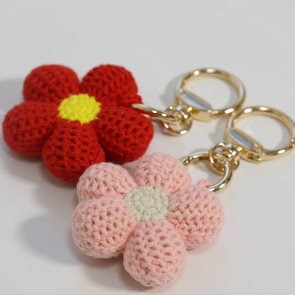 Crochet Flower Bag Charm - image 6