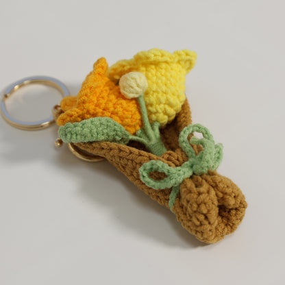 Flower Bouquet Bag Charm - image 6