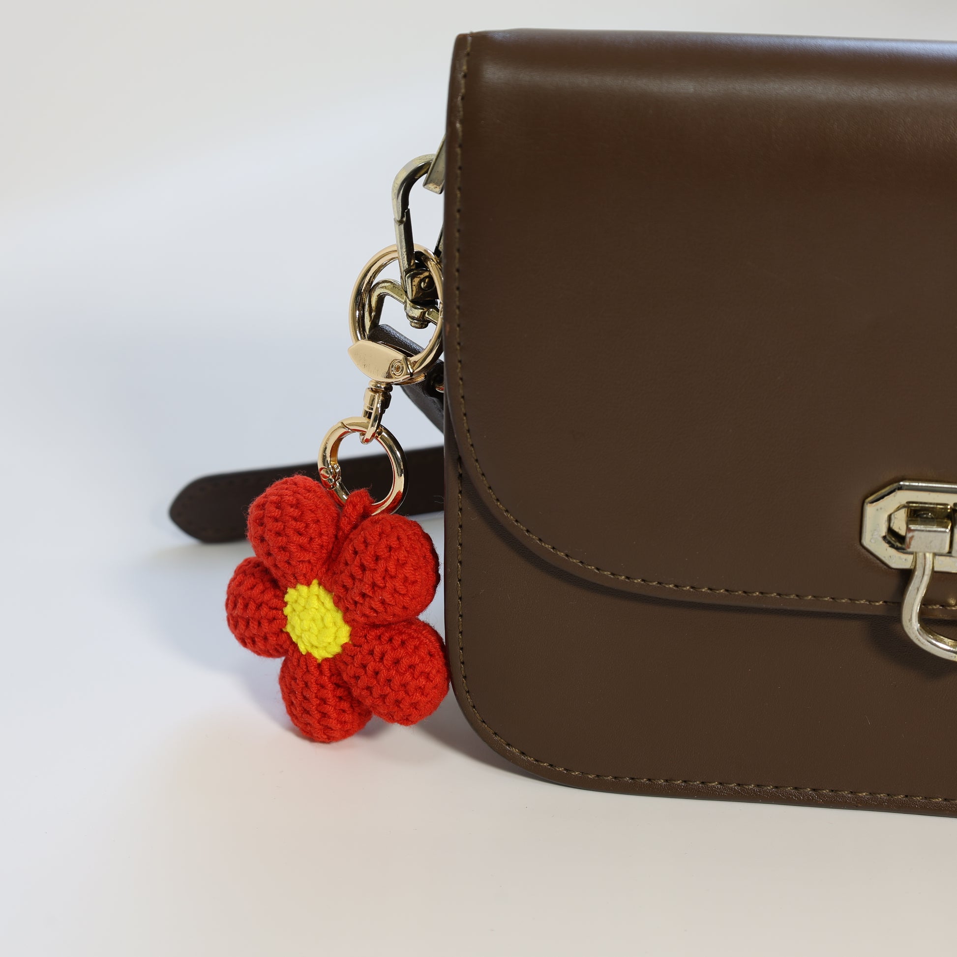 Crochet Flower Bag Charm - image 10