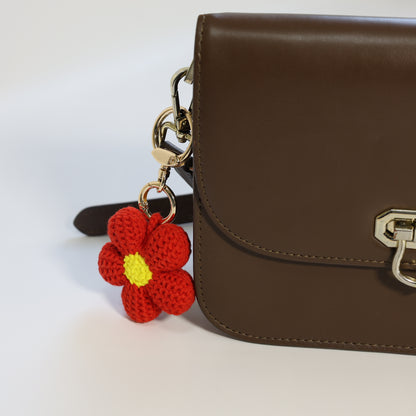 Crochet Flower Bag Charm - image 10