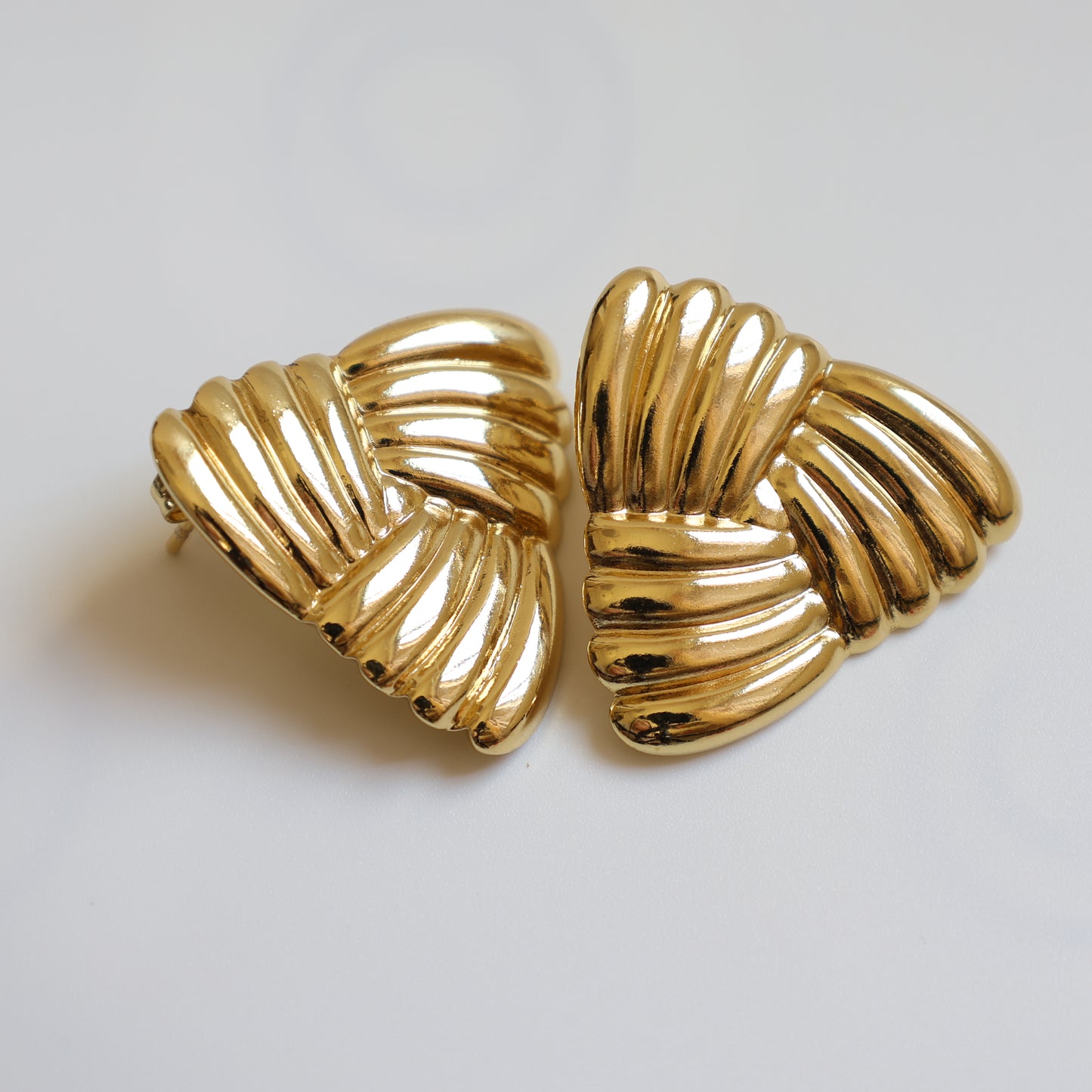 Geometric Stud Earrings - image 7