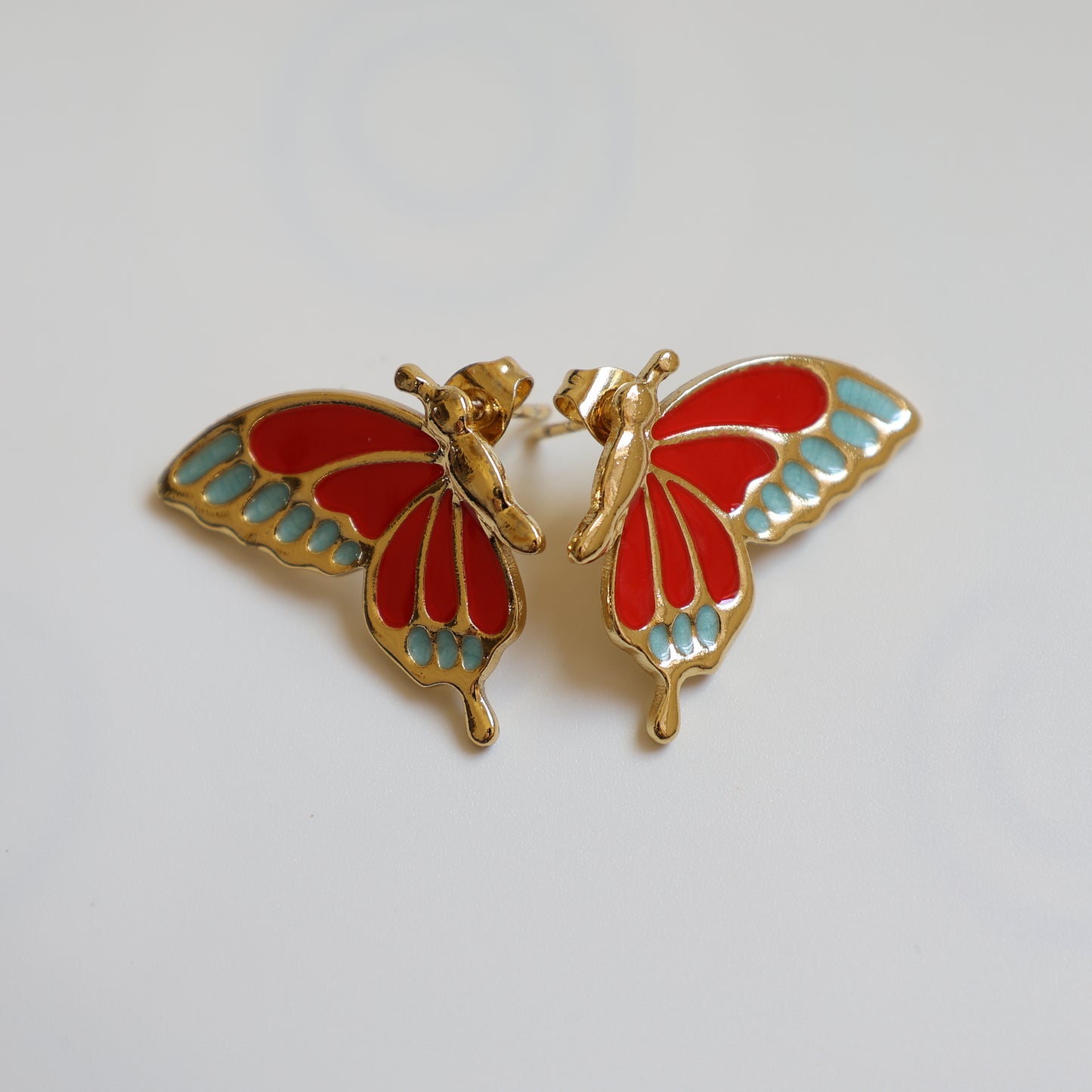 Butterfly Stud Earrings - image 8