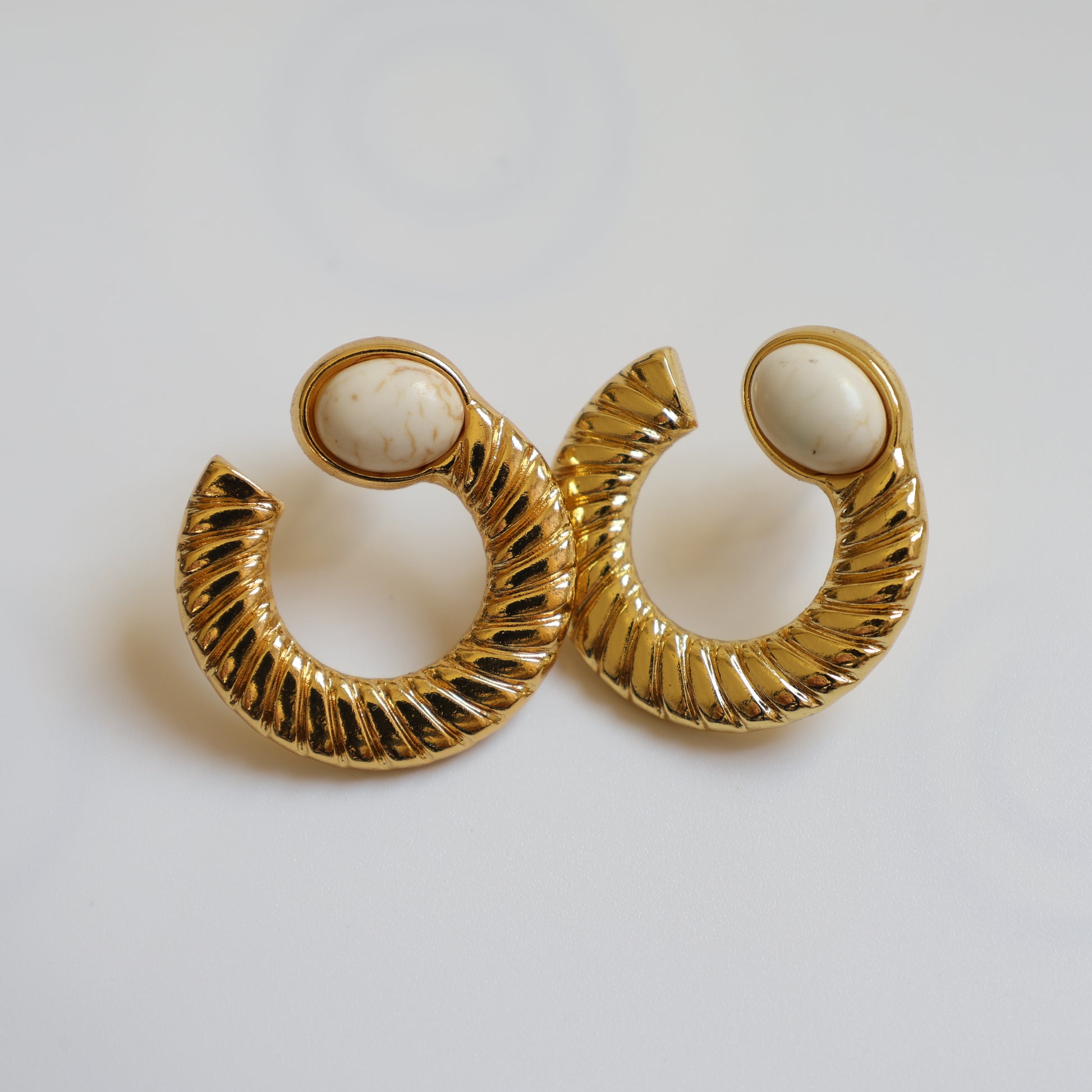 Gold Hoop Earrings - image 2