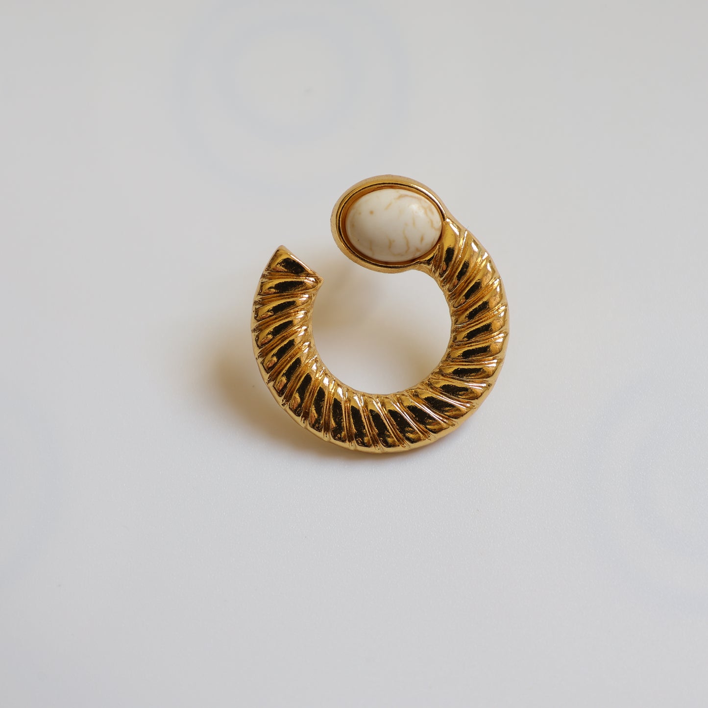 Gold Hoop Earrings - image 3