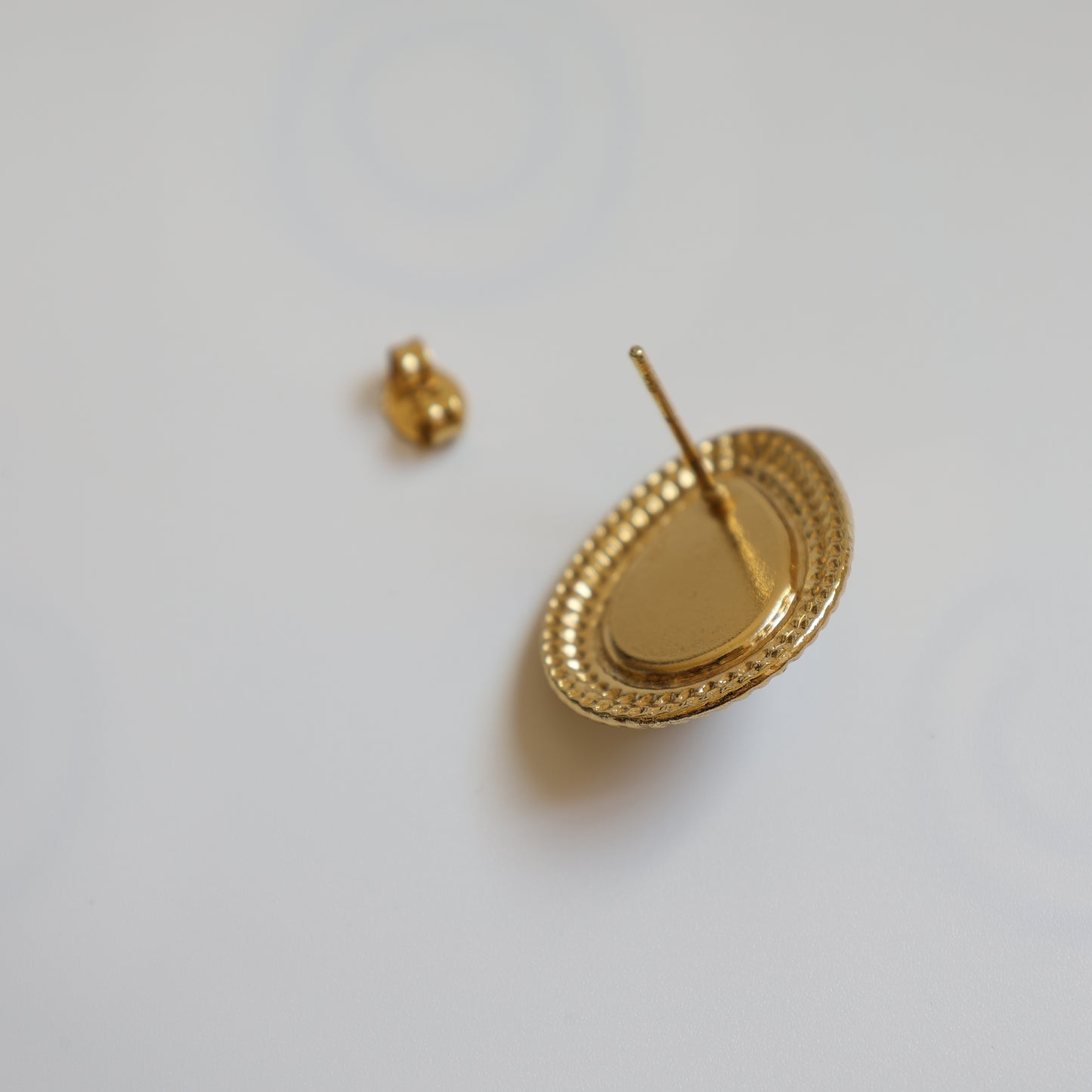 Pearl Teardrop Stud Earrings - image 6
