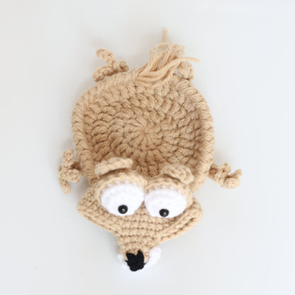 Crochet Squirrel Cup Coaster - image 2