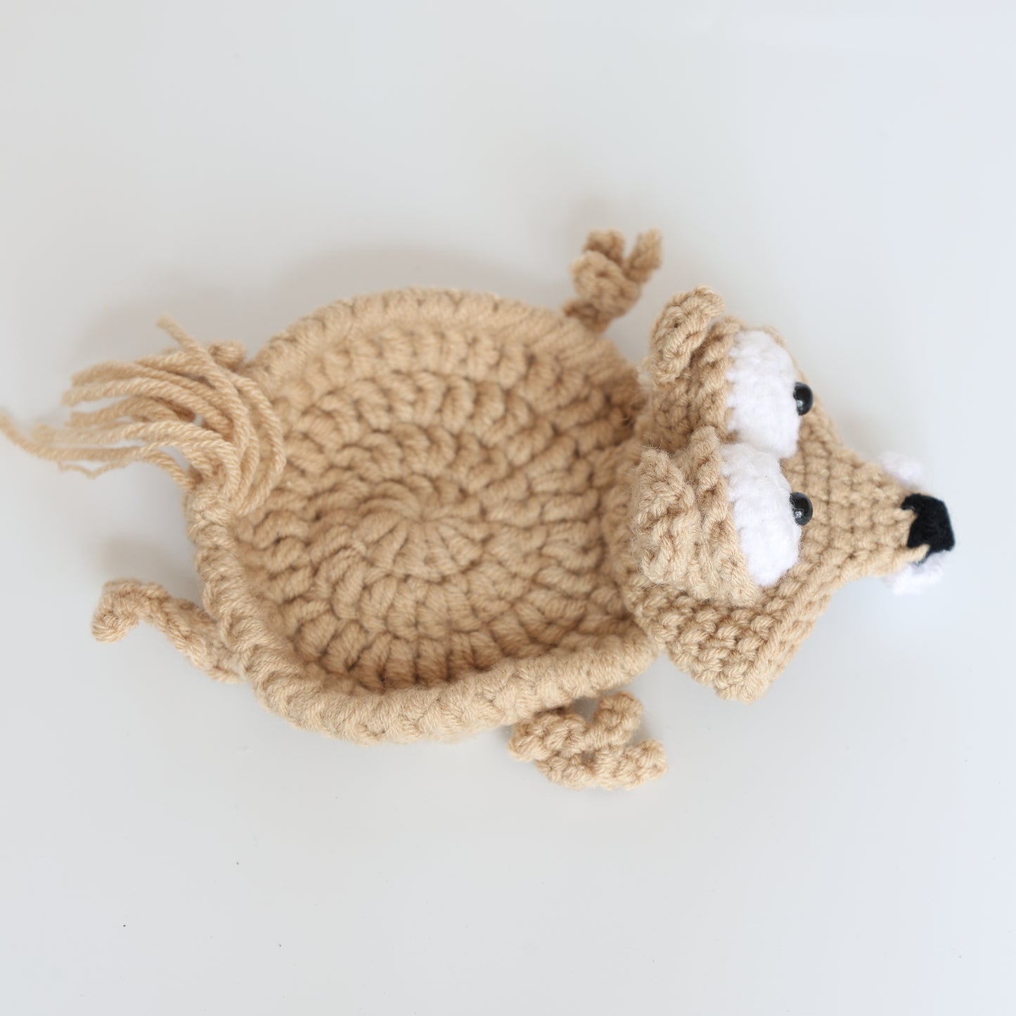 Crochet Squirrel Cup Coaster - image 3