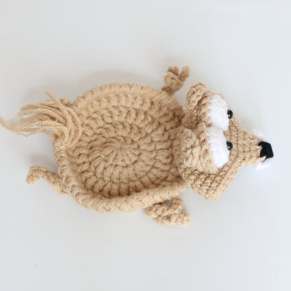 Crochet Squirrel Cup Coaster - image 3