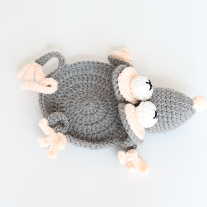 Crochet Mouse Cup Coaster - image 4