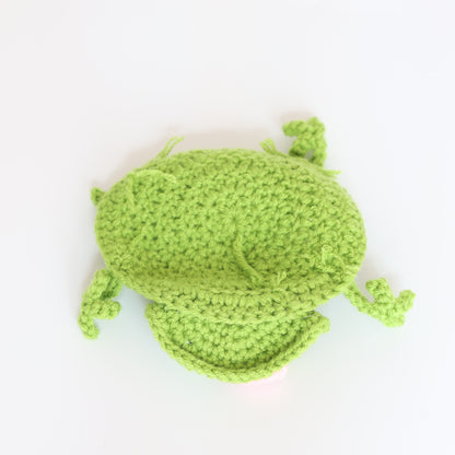 Crochet Frog Cup Coaster - image 5