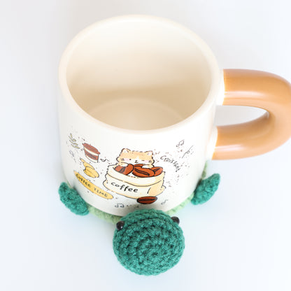 Crochet Turtle Cup Coaster - image 6