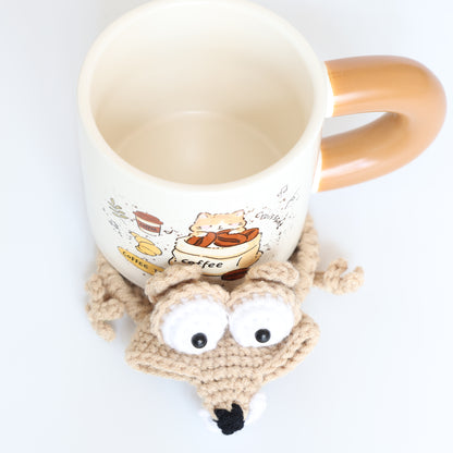 Crochet Squirrel Cup Coaster - image 6