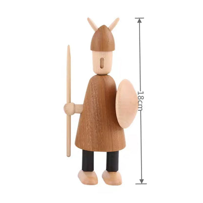 Creative Office Gif Viking A-17cm Tall - Teak