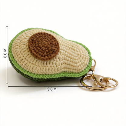 Crochet Avocado Keychain - image 5