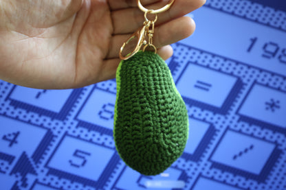 Crochet Avocado Keychain - image 4